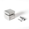 Outwater Square Standoff, 1-1/4 in Sq Sz, Square Shape, Steel Aluminum 3P1.56.00873